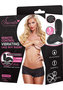 Secrets Vibrating Lace Boy Short With Lay On Bullet With Wireless Remote Control Panty Vibe - O/s- Black